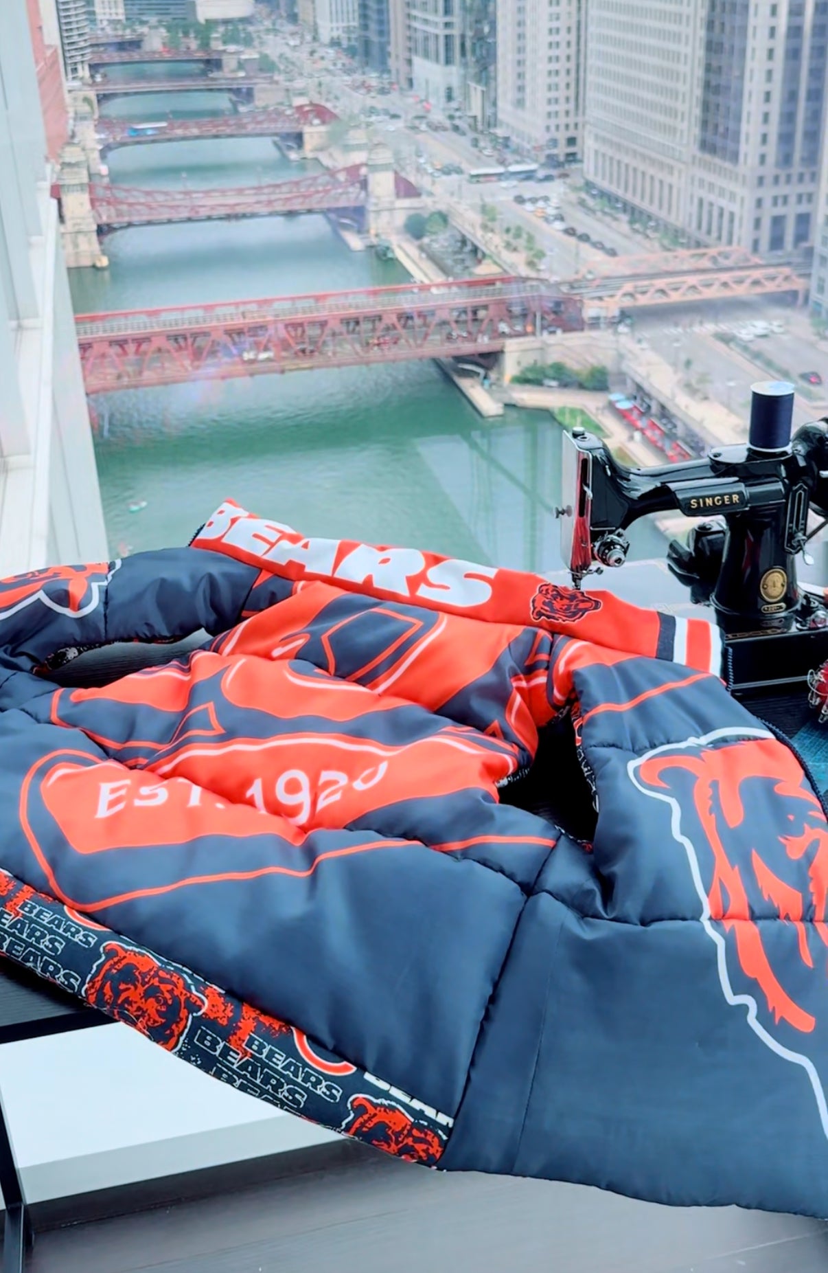 Custom Bears Puffer Vest